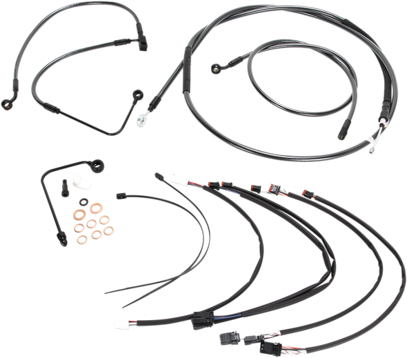 MAGNUM Handlebar/Installation Kit - Black Pearl 48878-116