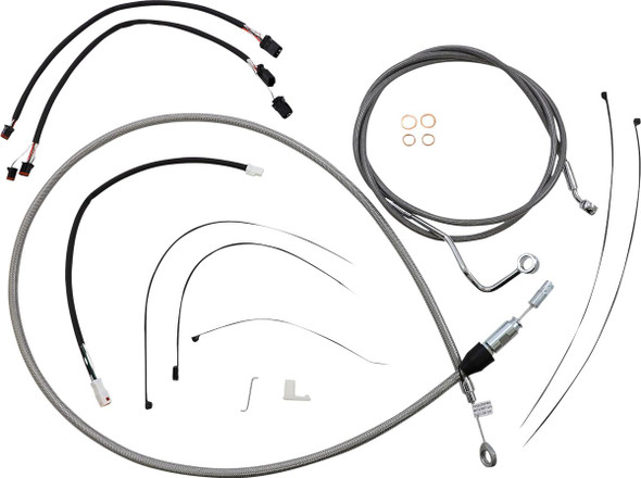  MAGNUM SHIELDING XR Handlebar Installation Kit - Stainless Steel/Chrome 5891141 