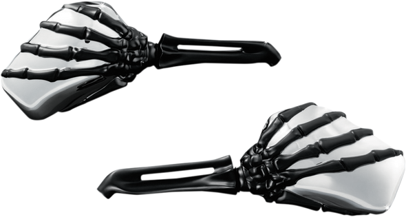 KURYAKYN Skeleton Mirror - Black/Chrome KUR1764