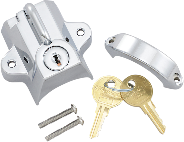 KURYAKYN Universal Helmet Lock - 1-1/4" - 1-1/2" - Chrome KUR4232