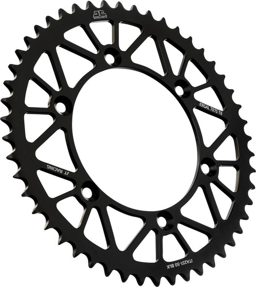  JT SPROCKETS Rear Sprocket - Black - 50 Tooth - Yamaha JTA251.50BLK 