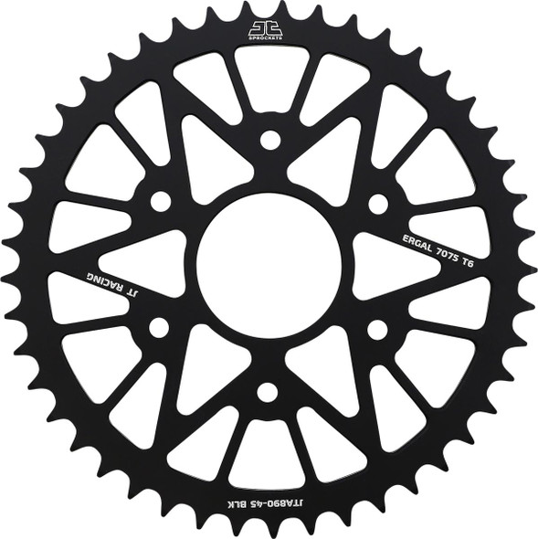  JT SPROCKETS Rear Sprocket - Black - 45 Tooth JTA890.45BLK 