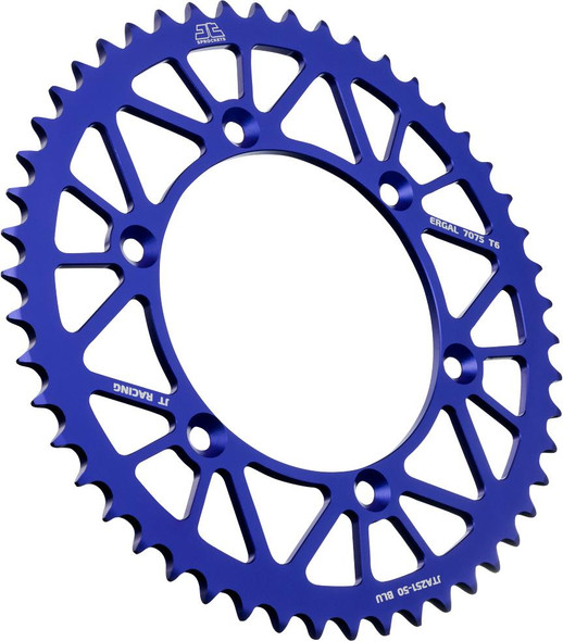  JT SPROCKETS Rear Sprocket - Blue - 50 Tooth - Yamaha JTA251.50BLU 