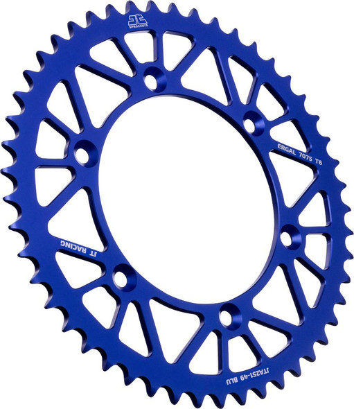  JT SPROCKETS Rear Sprocket - Yamaha - Blue - 49 Tooth JTA251.49BLU 