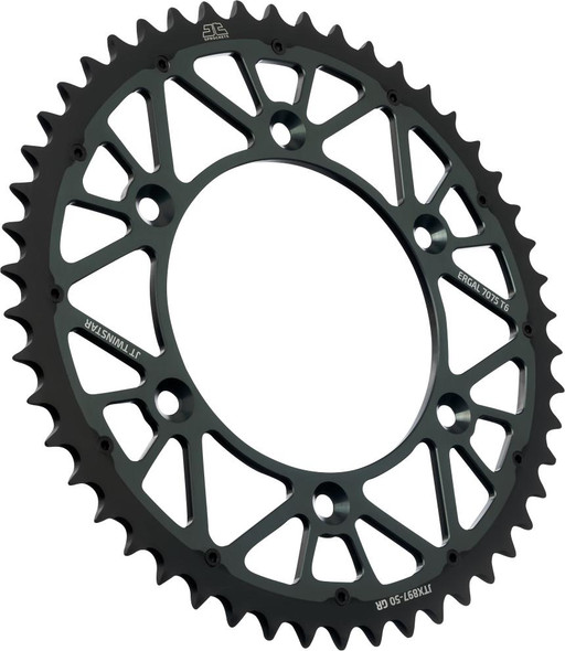  JT SPROCKETS Steel Rear Sprocket - Graphite - 50 Tooth JTX897.50GR 