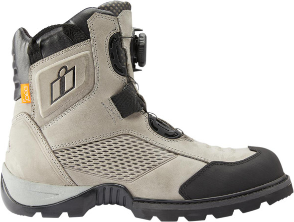  ICON Stormhawk Boots - Gray - Size 12 3403-1182 