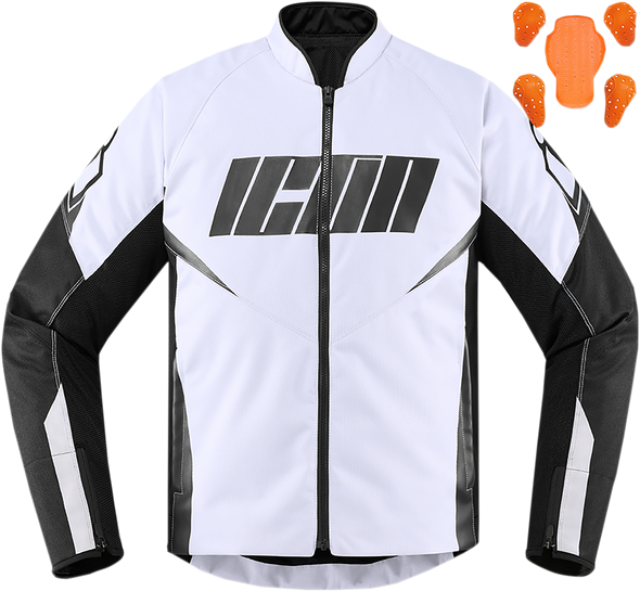ICON Hooligan Jacket - White - Small 2820-5310