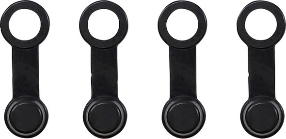  HELIX Brake Bleeder Caps - Black - 4-Pack 202-2005 