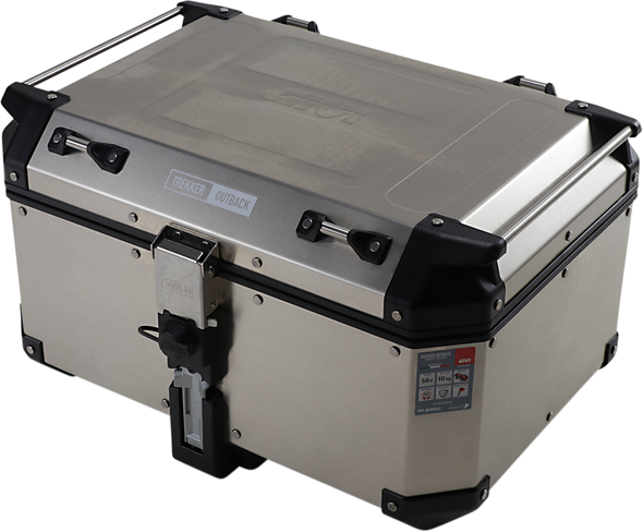 GIVI Outback Top Case - Silver - 58 Liter OBKN58AA