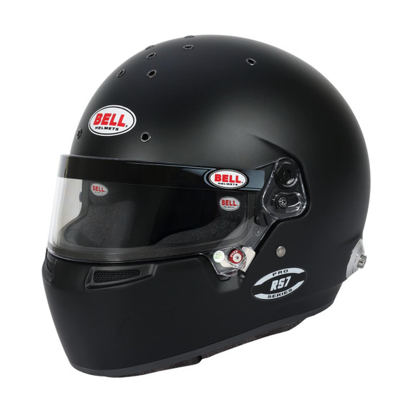 BELL HELMETS Bell Helmets RS7 Full Face Helmet Snell SA2025 FIA Approved Carbon Composite Flat Black Size 7-5/8 1310B51 