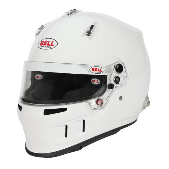 BELL HELMETS Bell Helmets XR7 Full Face Helmet Snell SA2025 FIA Approved Carbon Composite White Size 7-3/8 1368003 