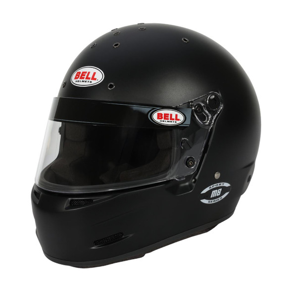 BELL HELMETS Bell Helmets M8 Full Face Helmet Snell SA2025 Composite Head and Neck Support Ready Flat Black 2X-Small 1419A61 