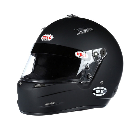 Bell Helmets M8 Full Face Helmet Snell SA2025 Composite Head and Neck Support Ready Flat Black X-Small 1419A62