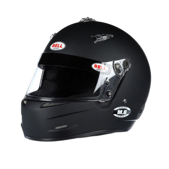 BELL HELMETS Bell Helmets M8 Full Face Helmet Snell SA2025 Composite Head and Neck Support Ready Flat Black X-Small 1419A62 