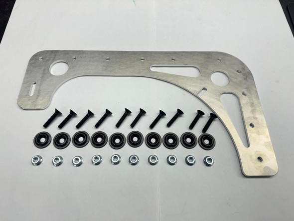 J J MOTORSPORTS Modified Valance Lower Nose Support 3/16" Thick Aluminum (Bolt Kit 10 pc) 