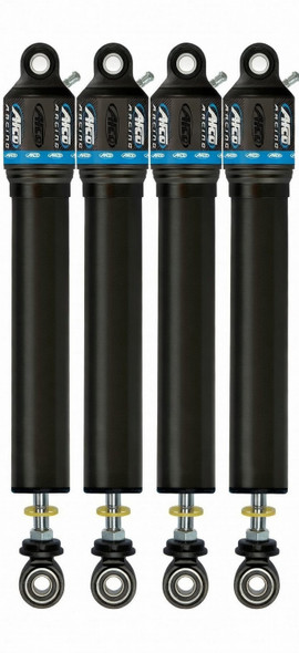 AFCO 86 Series IMCA Modified Shock Package - Premium Dry/Slick Track Setup (4 Shocks) | Base Valve Maximum Traction for Low-Grip Conditions