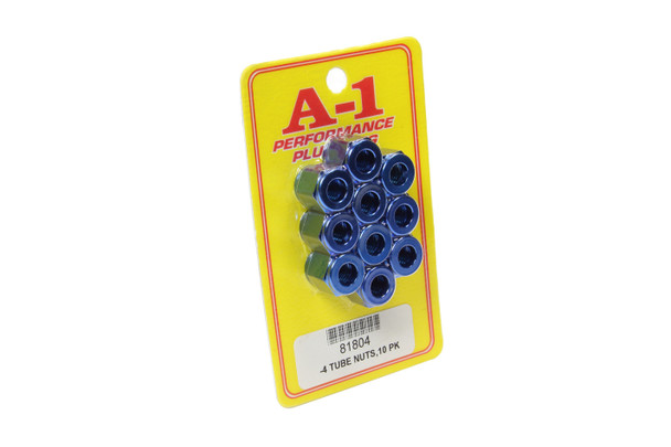 #4 AN Aluminum Tube Nut 10pk AAA81804