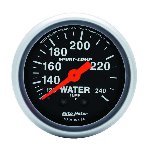 2-1/16in Sport-Comp Water Temp.Gauge 120-240 ATM3333