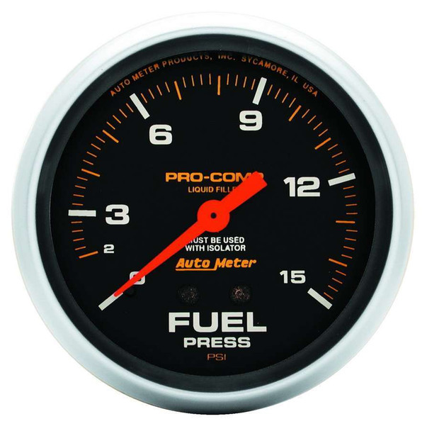15 Psi Fuel Press. Gauge  ATM5413