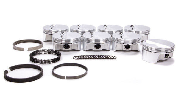 SBC F/T Piston Set w/Rings 4.165 Bore BTPBC1100-040-8