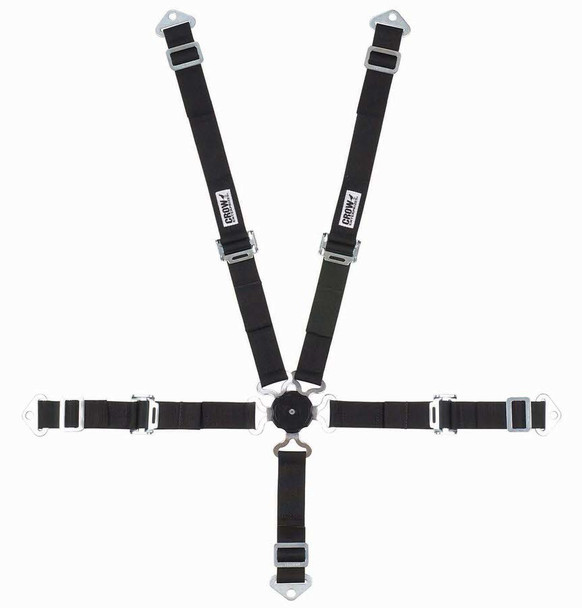 5-Pt Harness 2in Cam Lock Blk Pull Up CRW11174A