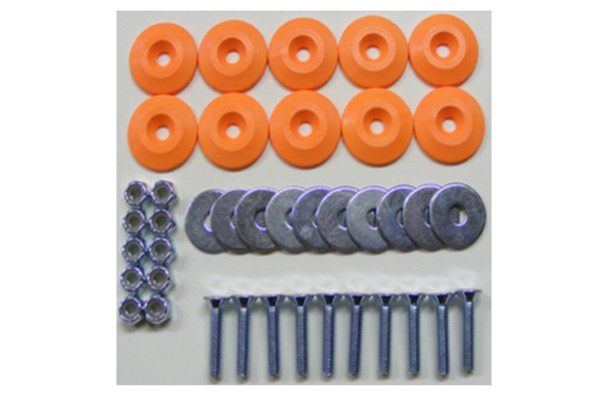 Body Bolt Kit Orange 10 Pack DOM1200-OR