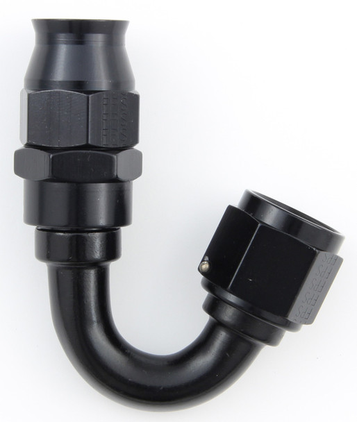 Hose Fitting #10 150 Deg PTFE Black FRG681510-BL