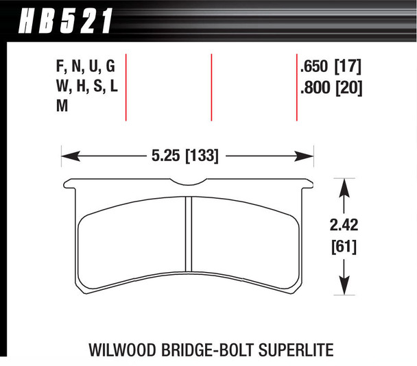 SL Bridgebolt Black  HAWHB521M800