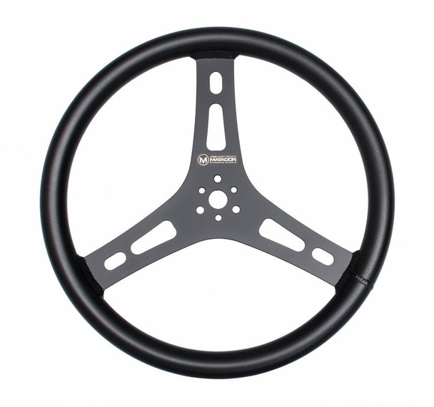 Matador Steering Wheel Black 15in Flat JOE13550-B