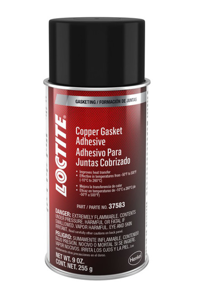 Copper Gasket Adhesive Aerosol 9oz LOC502911