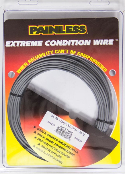 14 Gauge Gray TXL Wire 50 Ft. PWI70807