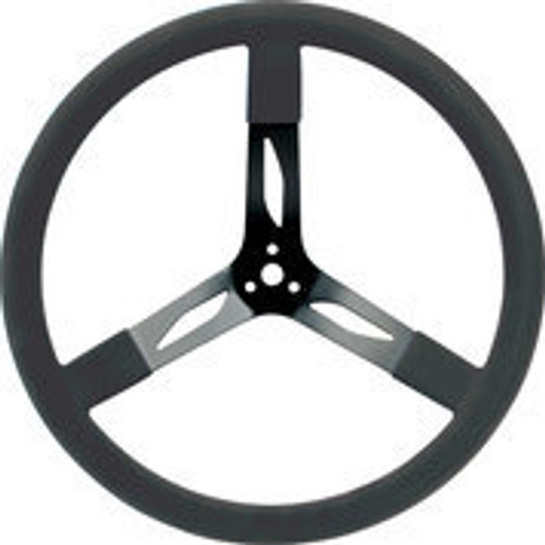 17in Steering Wheel Steel Black QRP68-004