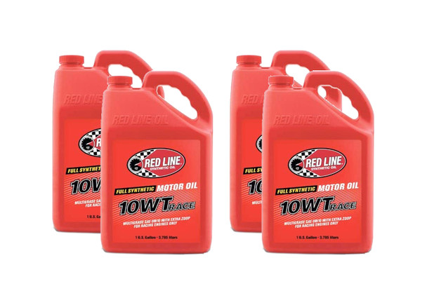 10WT Race Oil Case 4x1 Gallon RED10125