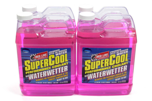 Supercool Performance Coolant Case 4 x 1/2 Gal RED80225