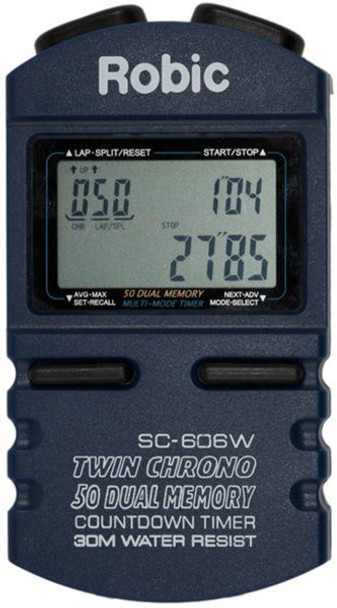 Stopwatch w/50Lap Memory  ROBSC-606W
