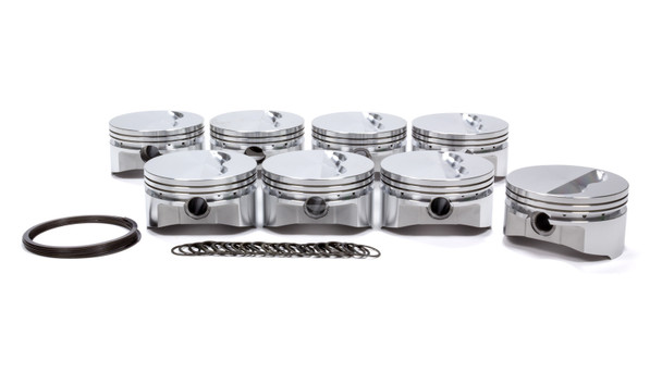 SBC Flat Top Piston Set 4.125 Bore -5cc SRP231308