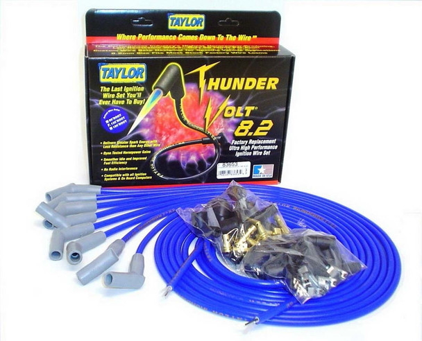 Univ Thundervolt Plug Wire Set 135 deg Blue TAY83653