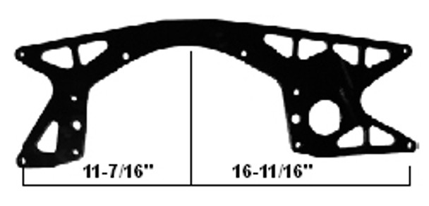 Chevy Mid Plate 2-5/8 Offset UBM50-0100