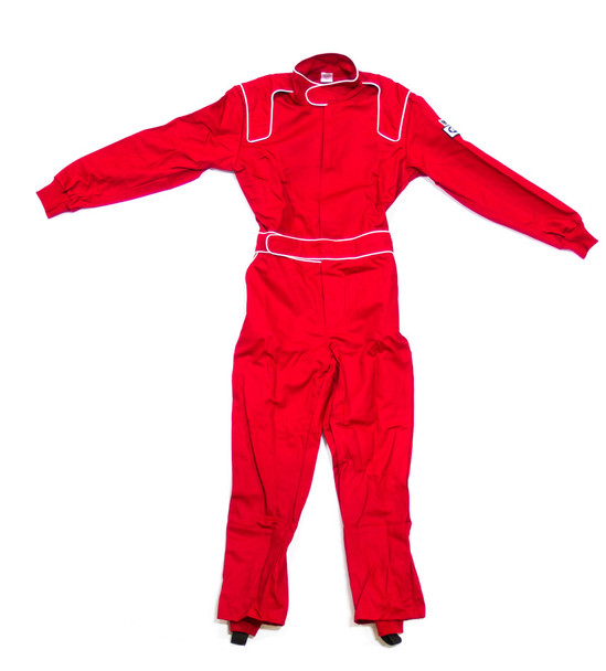Driving Suit 1-Piece Red 1-Layer Proban Medium CRW24012
