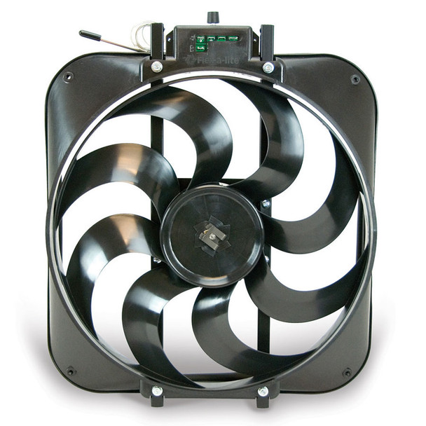 15in S-Blade Electric Fan w/Temp Control FLE160