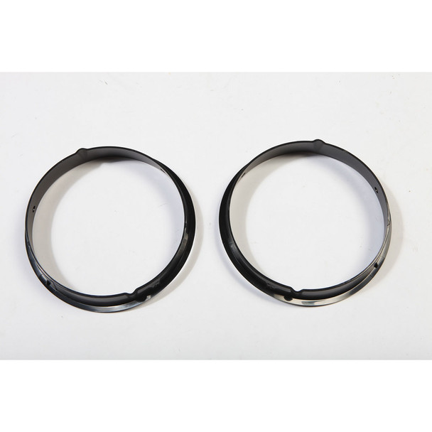 Black Headlight Bezels 97-06 Jeep Wrangler TJ RUG12419.23