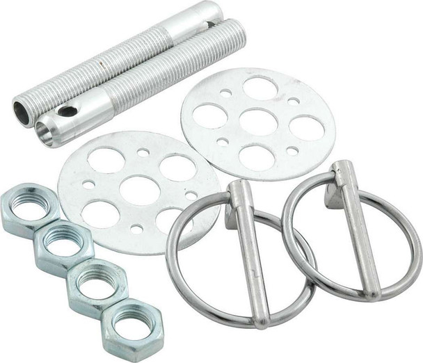 LW Alum Hood Pin Kit 3/8in Silver ALL18472