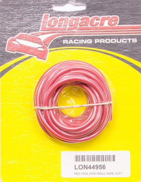 Wire 16 Gauge 15ft Red LON52-44956