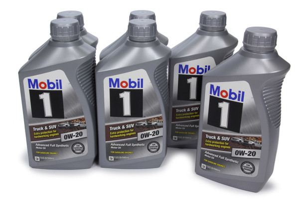 Mobil 1 Truck & SUV Oil 0w20 Case 6x1 Quart MOB124571