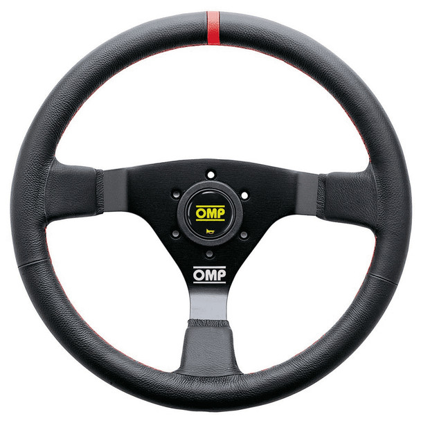 WRC Steering Wheel Black And Red .350 Dia Grip OMPOD1980NR