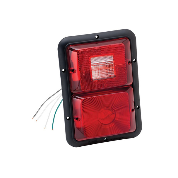 Taillight #84 Recessed D ouble Vertical Red Backu REE30-84-508