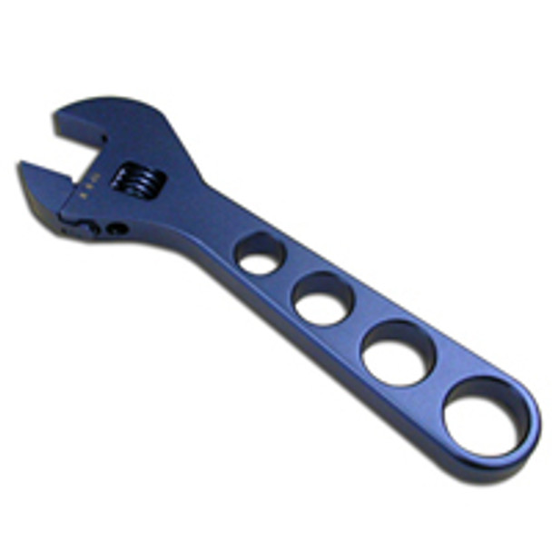 9In Adjustable Aluminum Wrench Blue RPCR6206
