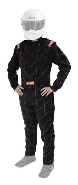 Suit Chevron Black Large SFI-5 RQP91609059