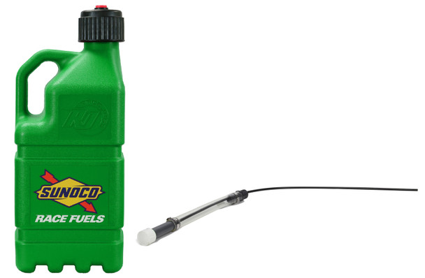 Green Sunoco Race Jug Gen 2 w/ Filler Hose SRJR7200GRHOSE