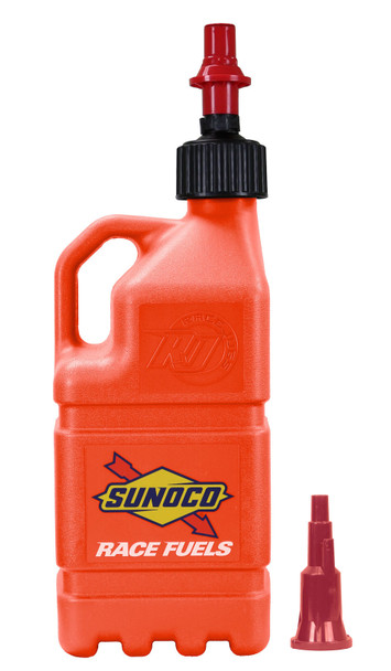 Orange Sunoco Race Jug w / Fastflo Lid & Vehicle SRJR7500OR-FF